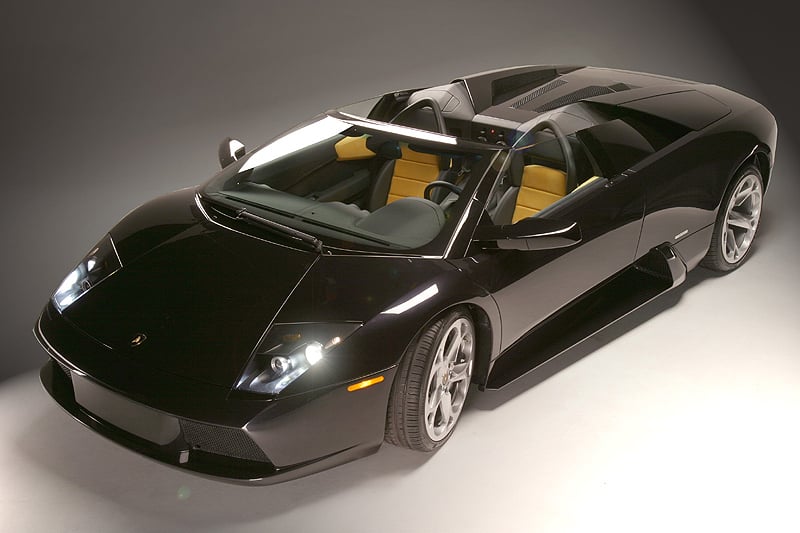 Lamborghini Murciélago Roadster auf dem Genfer Autosalon 2004