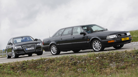 Audi A8 W12 lang vs. Audi V8 4,2L: Das Maß der Ringe Audi A8 W12 lang vs. Audi V8 4,2L: Das Maß der Ringe