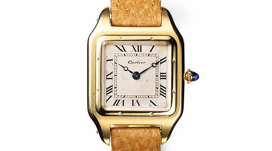 cartier santos first wristwatch