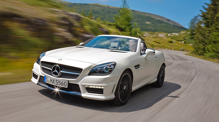 Mercedes-Benz SLK 55 AMG: Mehr Kraft, weniger Durst