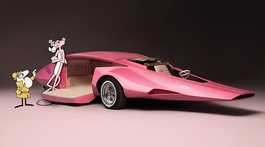 Hollywood unterm Hammer: Pink Panthermobile wird versteigert