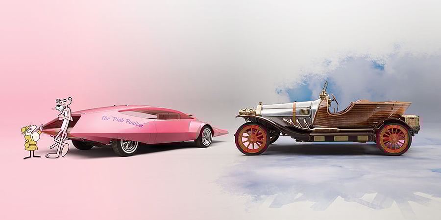 Hollywood unterm Hammer: Pink Panthermobile wird versteigert