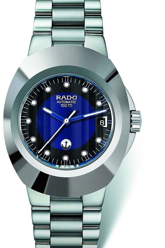 Rado diastar blue discount dial