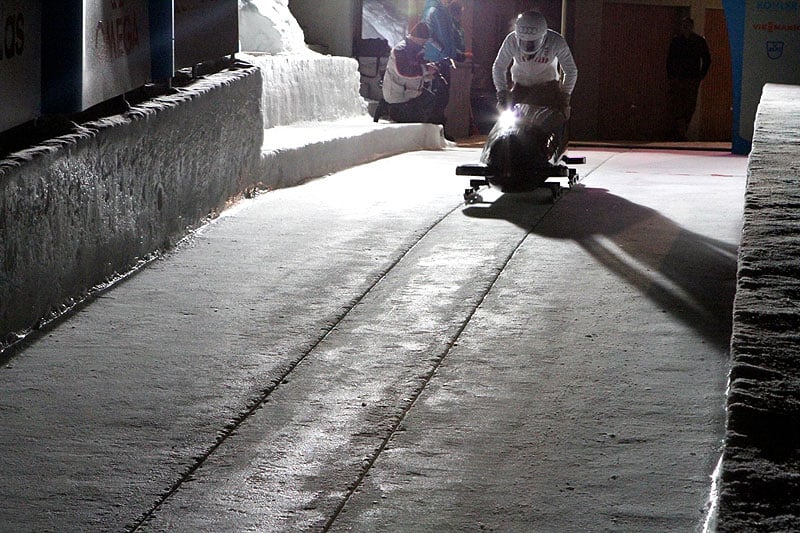 Monobob St. Moritz: Ein Mann und sein Schlitten