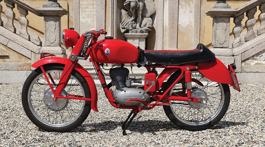 Zweirad mit Dreizack: Maserati-Motorrad von 1953 wird versteigert