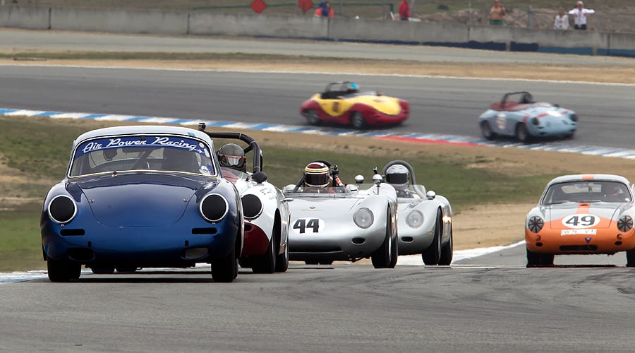 Porsche Rennsport Reunion IV: Porsche, Porsche, überall