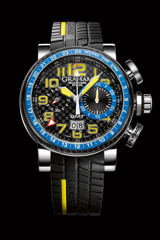 Graham Silverstone Stowe GMT Blue & Yellow: Lemonized