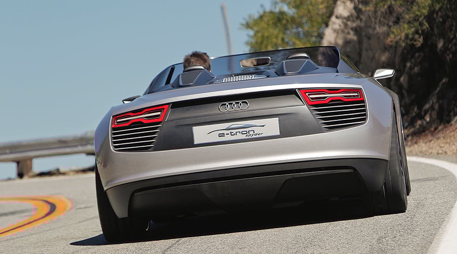 Audi e-tron Spyder: Im Prototyp durch Kalifornien