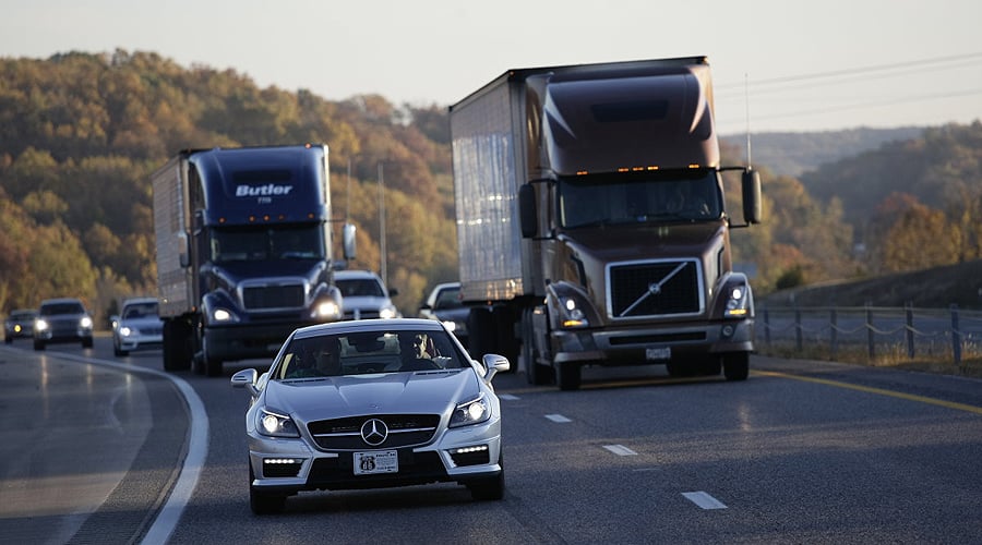 The Mercedes SLK 55 AMG on Route 66: Road of Hope