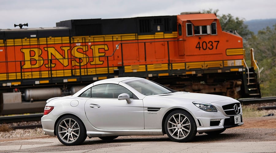 The Mercedes SLK 55 AMG on Route 66: Road of Hope