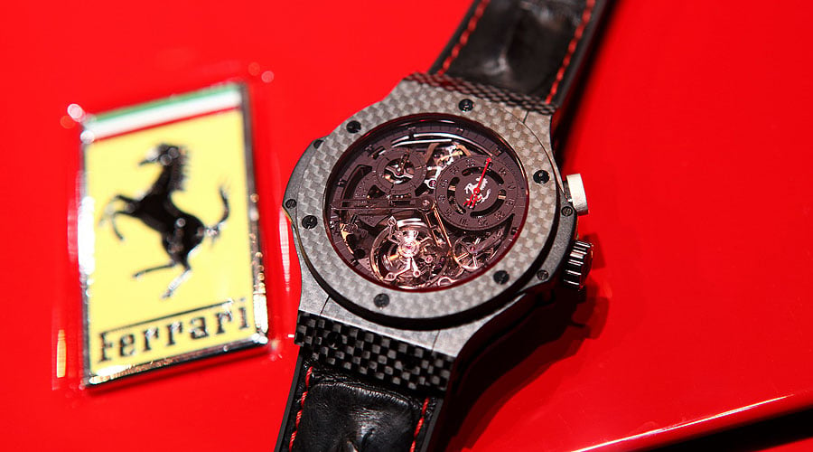 Hublot Big Bang Tourbillon Ferrari: Chrono Rosso