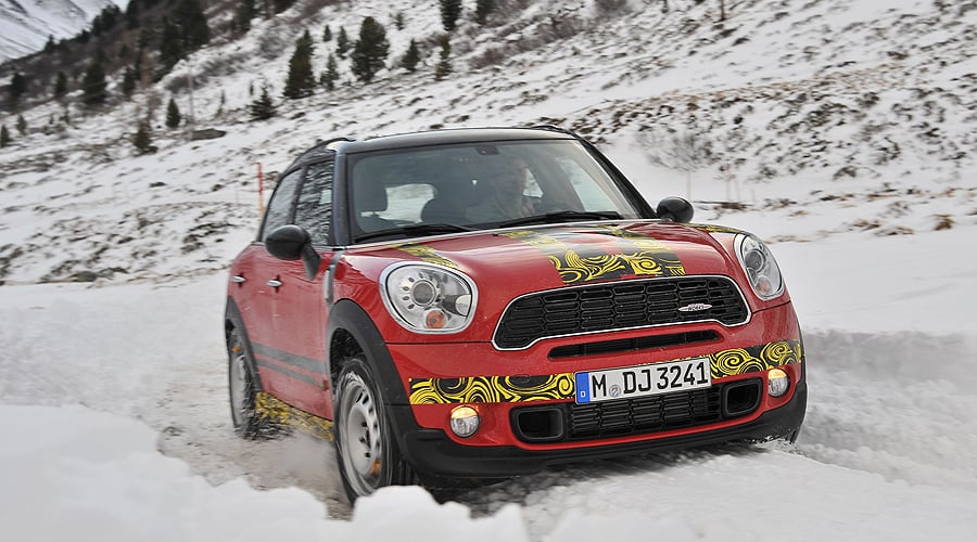 Prototypenfahrt im neuen Mini Countryman JCW