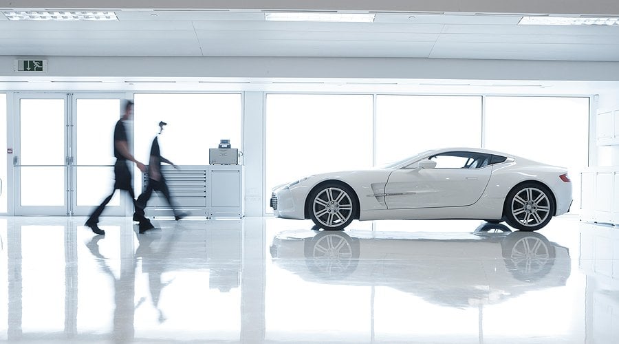 Behind the scenes with the Aston Martin One-77