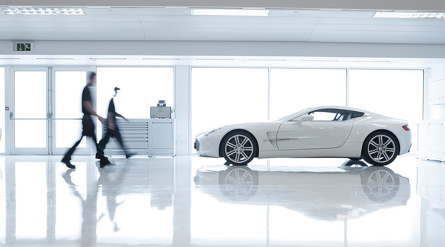 Behind the scenes with the Aston Martin One-77