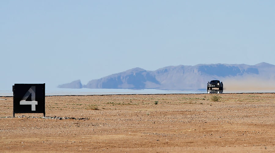 Aston Martin One-77 at Virgin Galactic’s Spaceport America