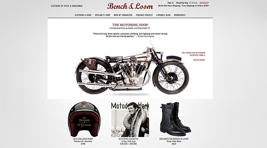 Bench deals clothing website