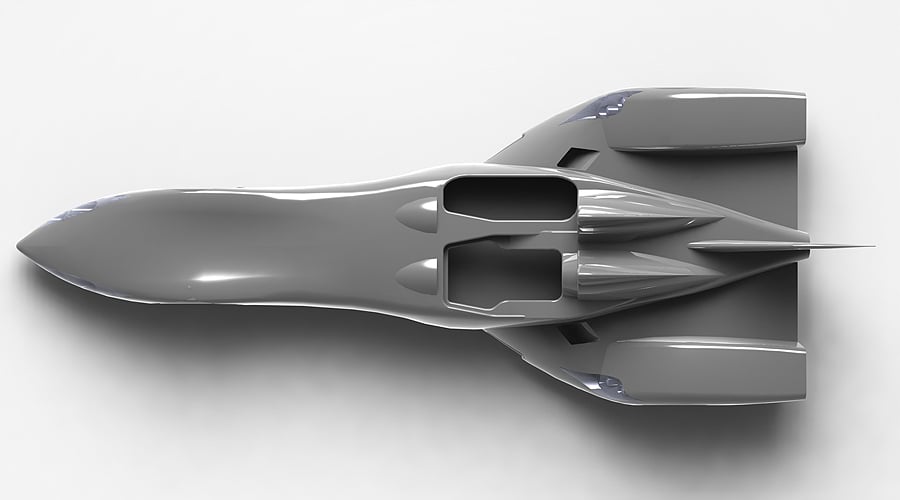 DeltaWing: Raketenwagen für Le Mans 2012
