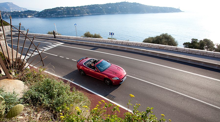 Jaguar XKR-S Cabriolet: Einmal Col de Turini und zurück
