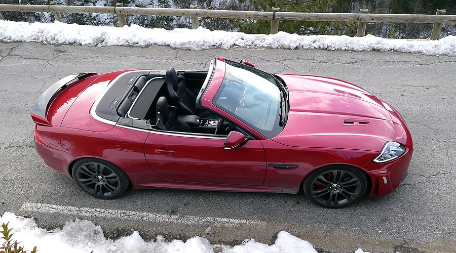 Jaguar XKR-S Cabriolet: Einmal Col de Turini und zurück