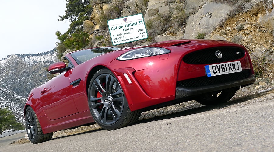 Jaguar XKR-S Cabriolet: Einmal Col de Turini und zurück