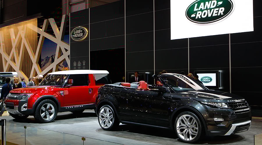 Jaguar und Land Rover in Genf: Wachstum weltweit