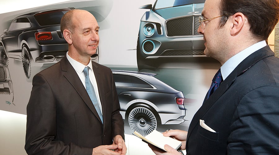Fünf Fragen an: Dirk van Braeckel, Bentley-Designchef