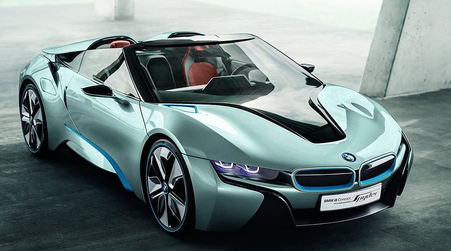 BMW i8 Concept: Now with no roof