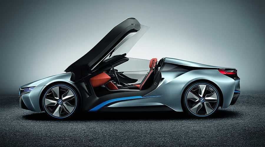 BMW i8 Concept: Now with no roof