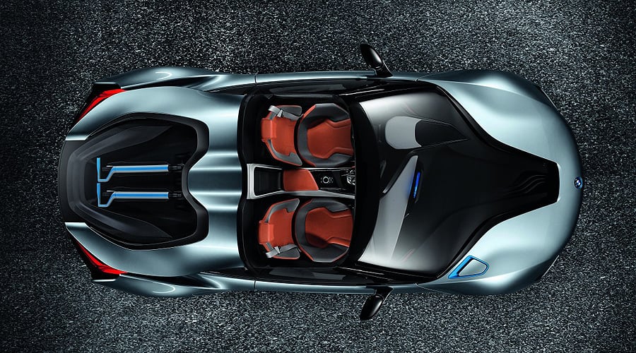 BMW i8 Concept: Now with no roof