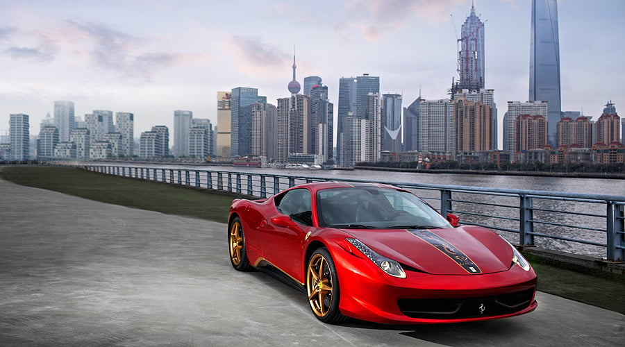 Ferrari 458 Italia China-Edition: Roter Drache