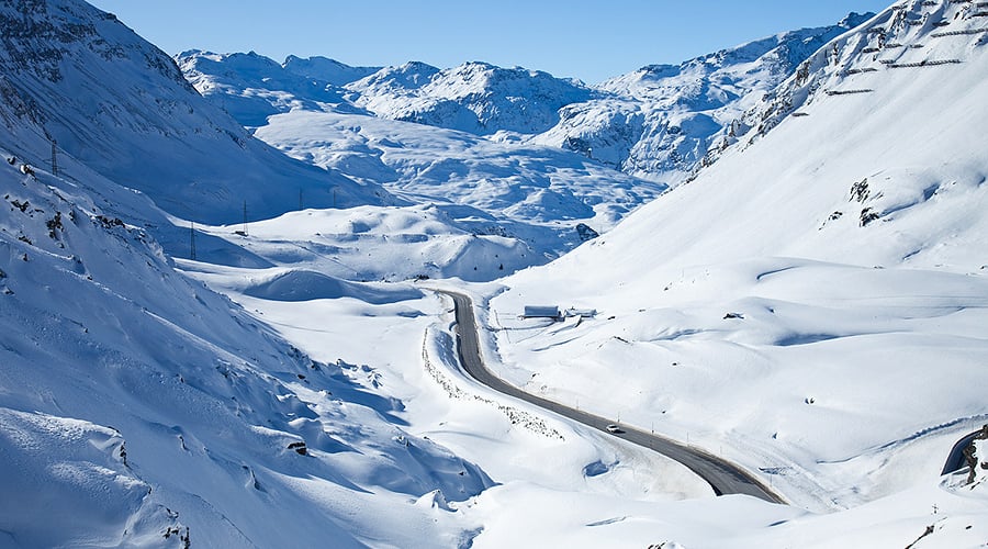 British Classic Car Meeting St. Moritz 2013: Die Strecke