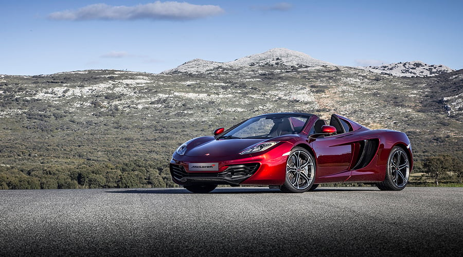 McLaren 12C Spider: Schnell-Eröffnung