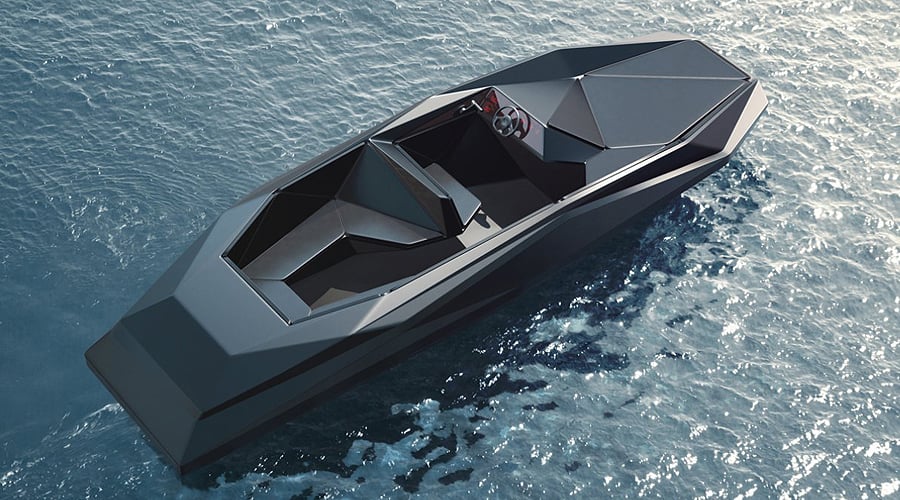 Zaha Hadid Z-Boat: The Bat-Boat