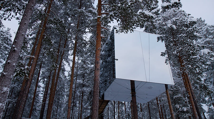 Treehotel: UFO-Parkplatz am Polarkreis