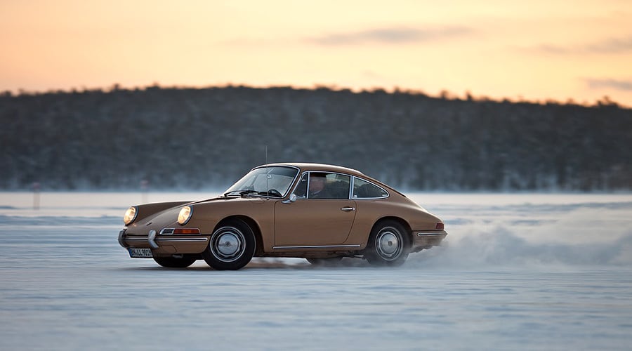 Norway’s North Cape in a Classic Porsche 911: A true winter wonderland...