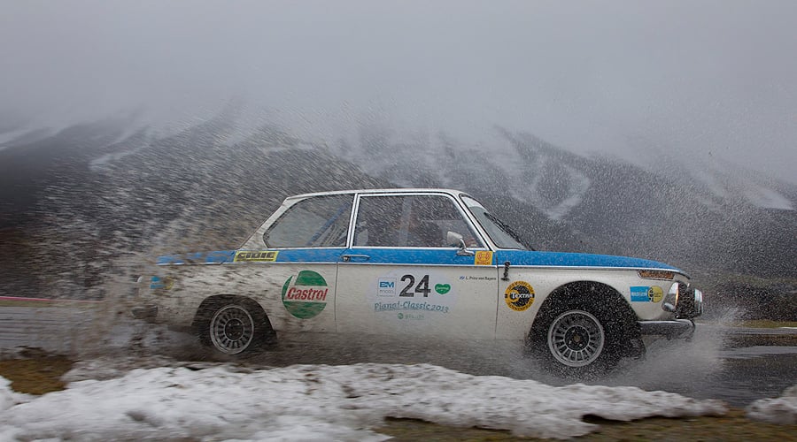 BMW 2002 TI Rallye: Eisglattes Schleudertrauma 