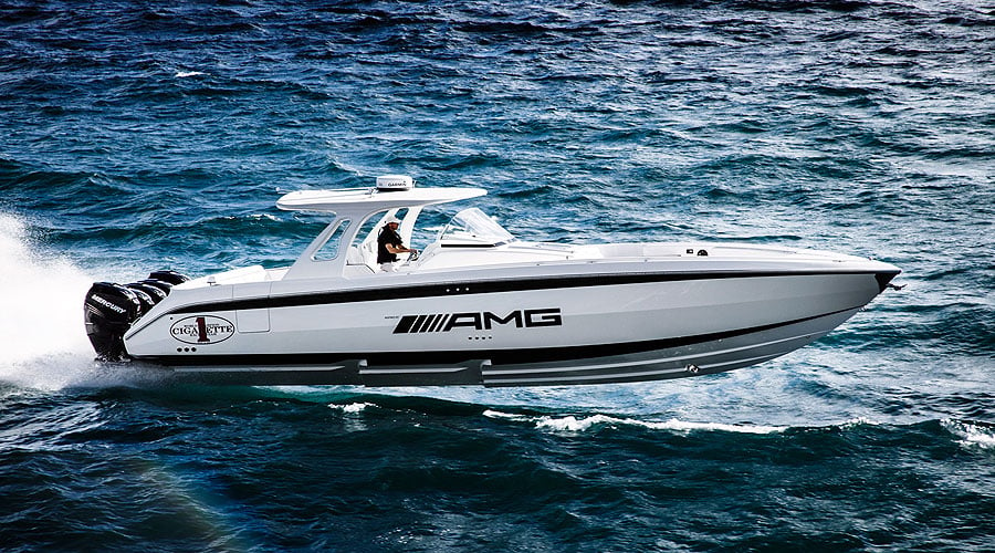 Cigarette Huntress 42 inpired by AMG: Surf and Turf