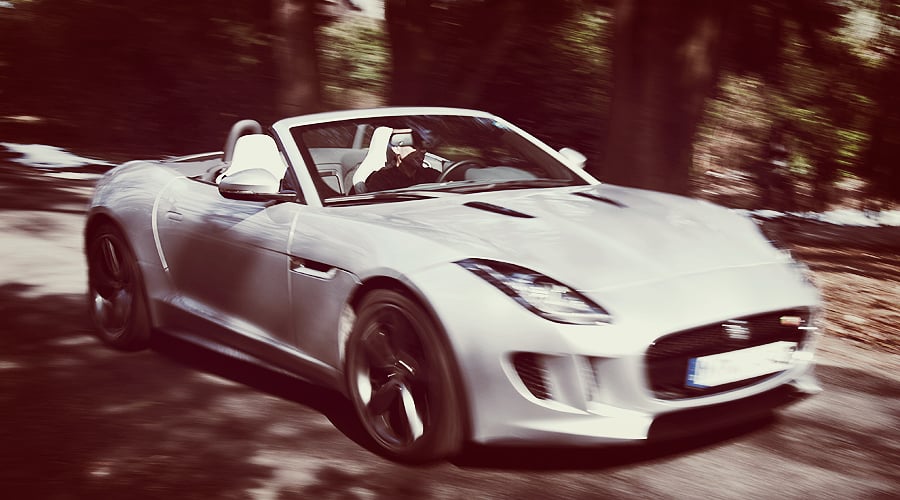 First (Shotgun) Ride in the New Jaguar F-type