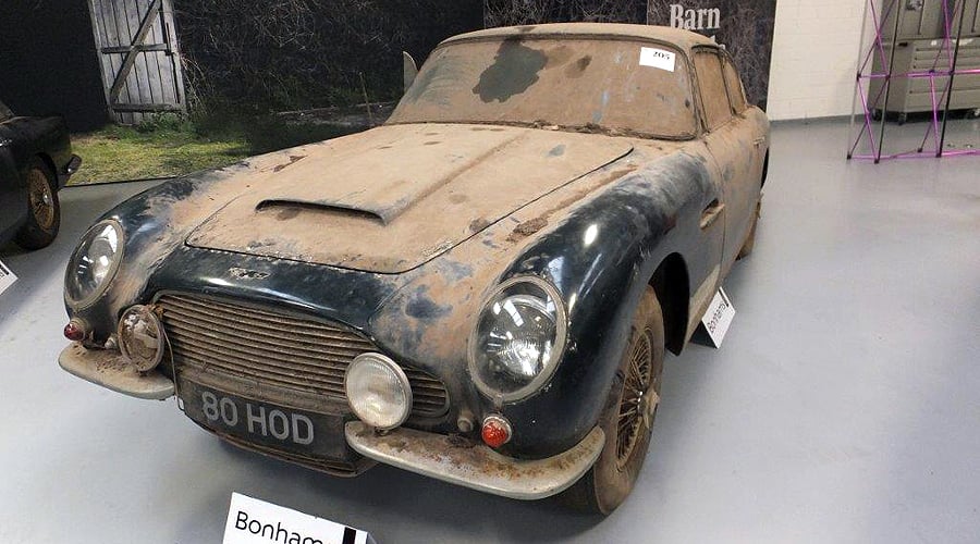 Barn-finds return home: Bonhams' Aston Martin sale at Newport Pagnell