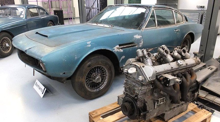 Barn-finds return home: Bonhams' Aston Martin sale at Newport Pagnell