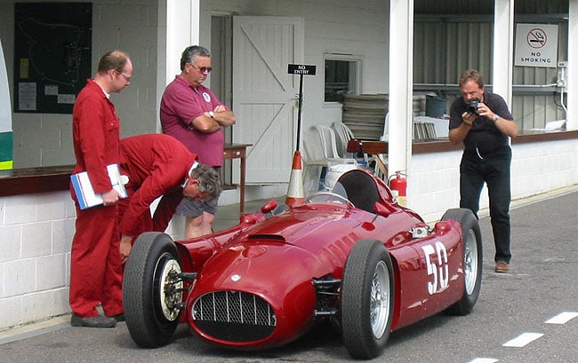 Recreation of the Lancia D50 Grand Prix Car