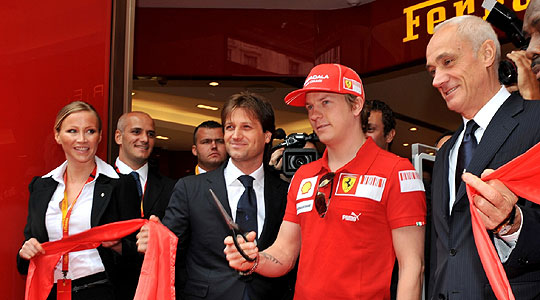 Ferrari merchandize store
