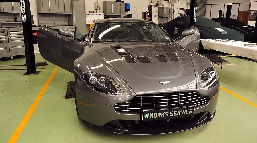 2011 Aston Martin V12 Vantage Day at Works Service, Newport Pagnell