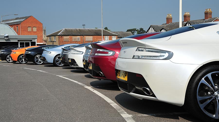 2011 Aston Martin V12 Vantage Day at Works Service, Newport Pagnell