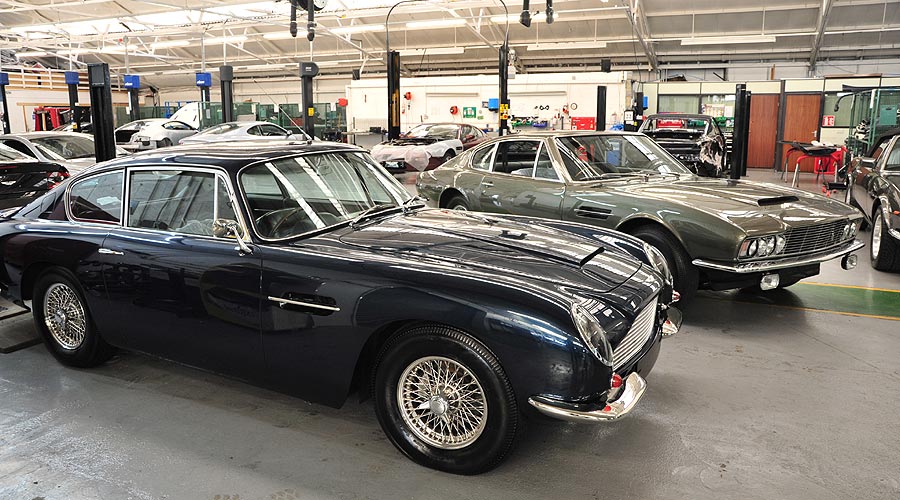 2011 Aston Martin V12 Vantage Day at Works Service, Newport Pagnell