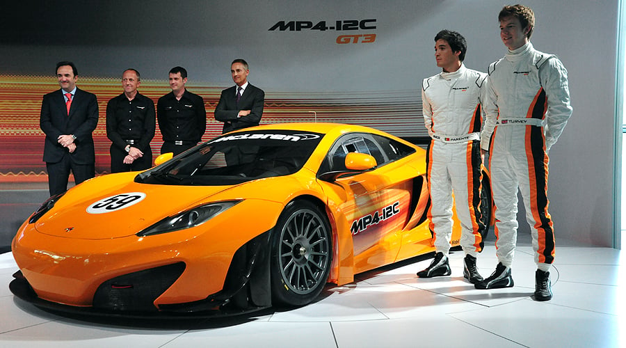 McLaren MP4-12C: GT3 Car Unveiled