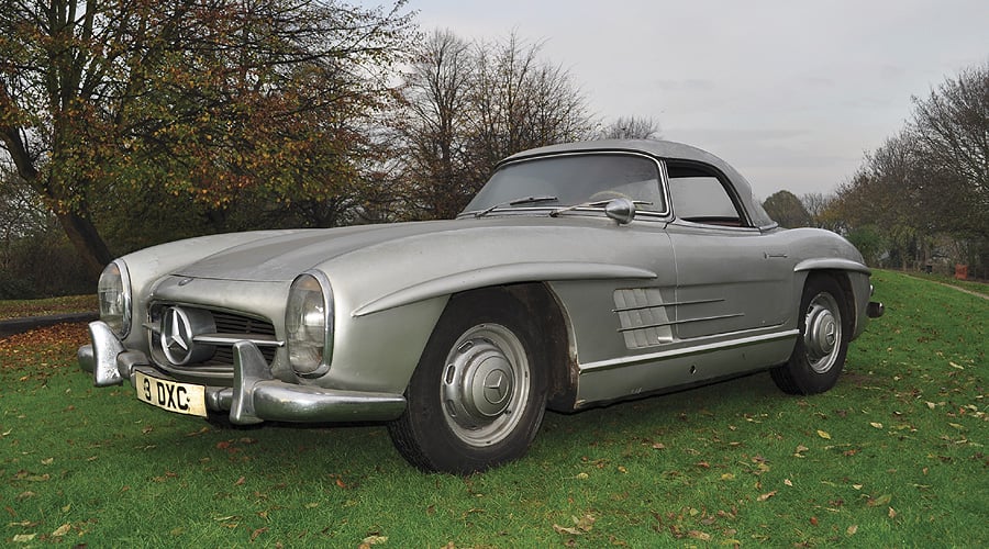 Amazing 'barn-find' 300SL Roadster to feature in Coys' December sale