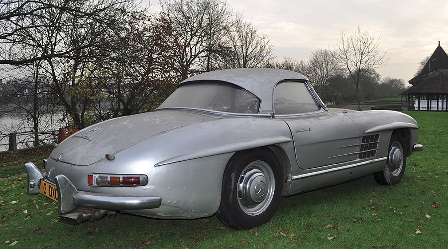 Amazing 'barn-find' 300SL Roadster to feature in Coys' December sale