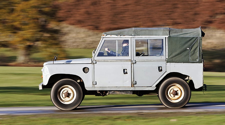 Land Rovers old and new: 50 years of off-road testing at Eastnor Castle