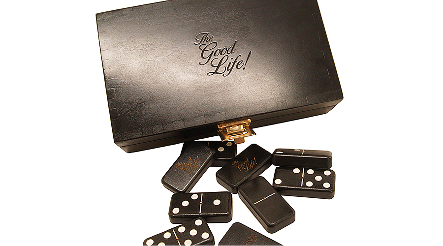 Good Wood Dominospiel: Gutes Holz, gutes Leben